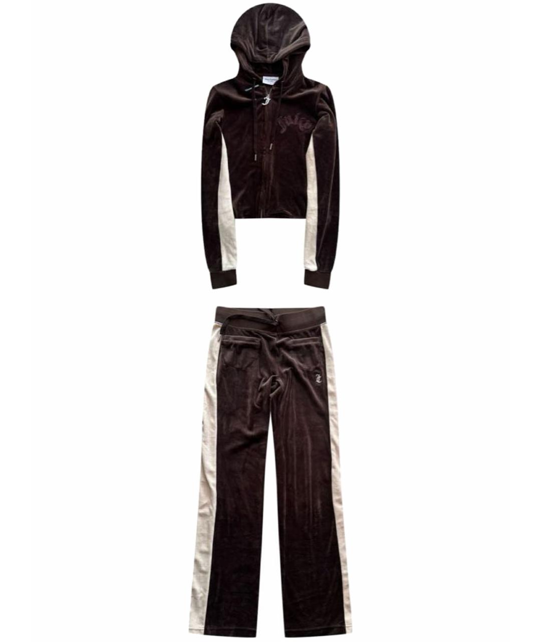 JUICY COUTURE Коричневый полиэстеровый спортивные костюмы, фото 1