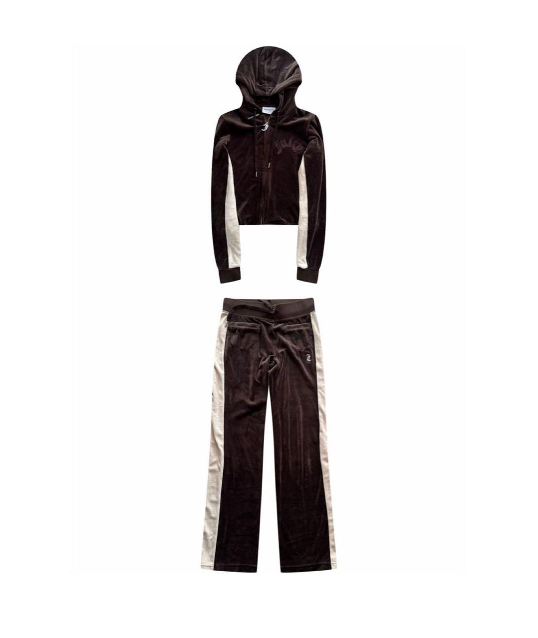 JUICY COUTURE Коричневый полиэстеровый спортивные костюмы, фото 9