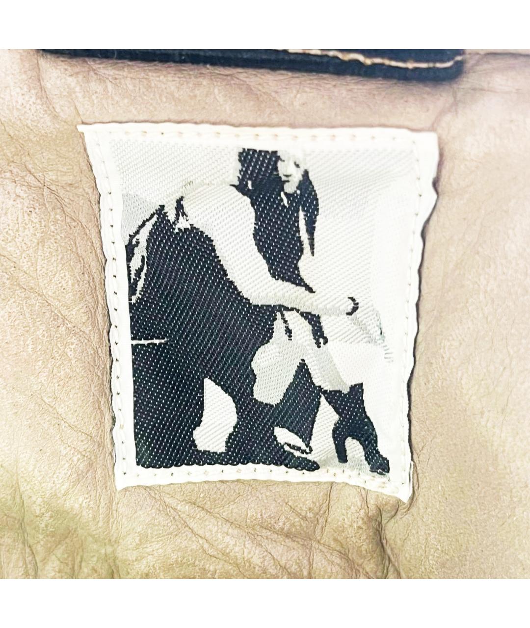 RICK OWENS Желтые кожаные высокие кроссовки / кеды, фото 7