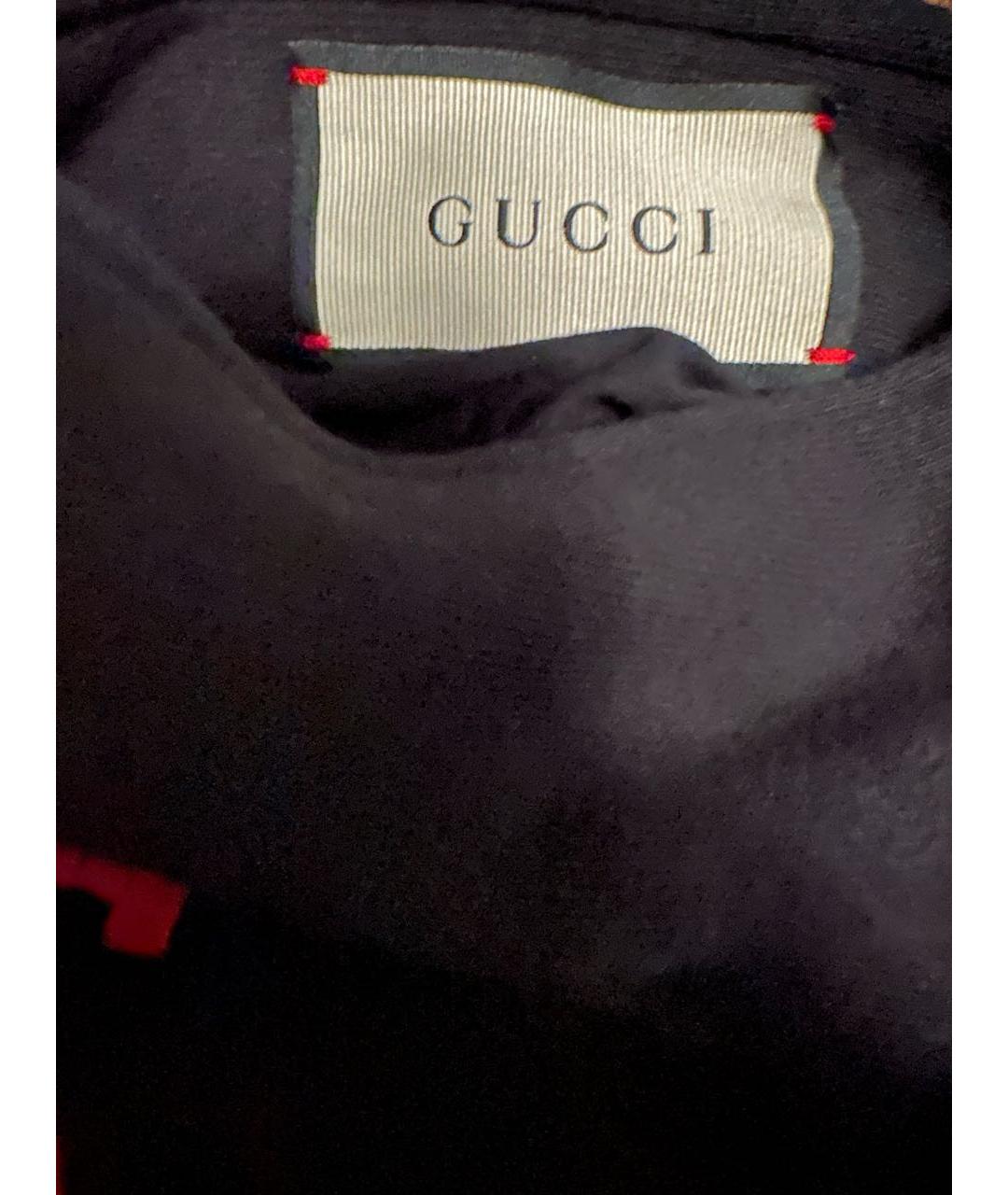 GUCCI Черный хлопковый кардиган, фото 3