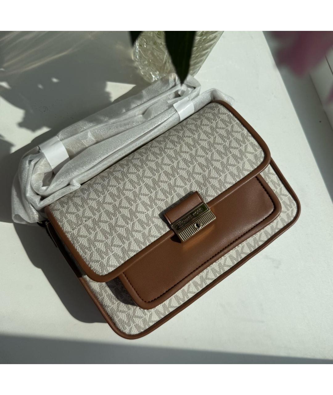 MICHAEL KORS Бежевая сумка через плечо, фото 4