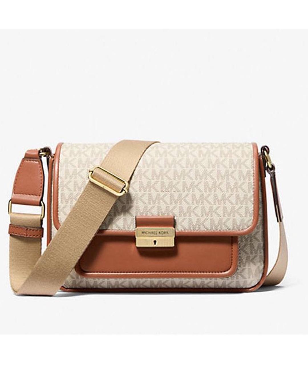 MICHAEL KORS Бежевая сумка через плечо, фото 9