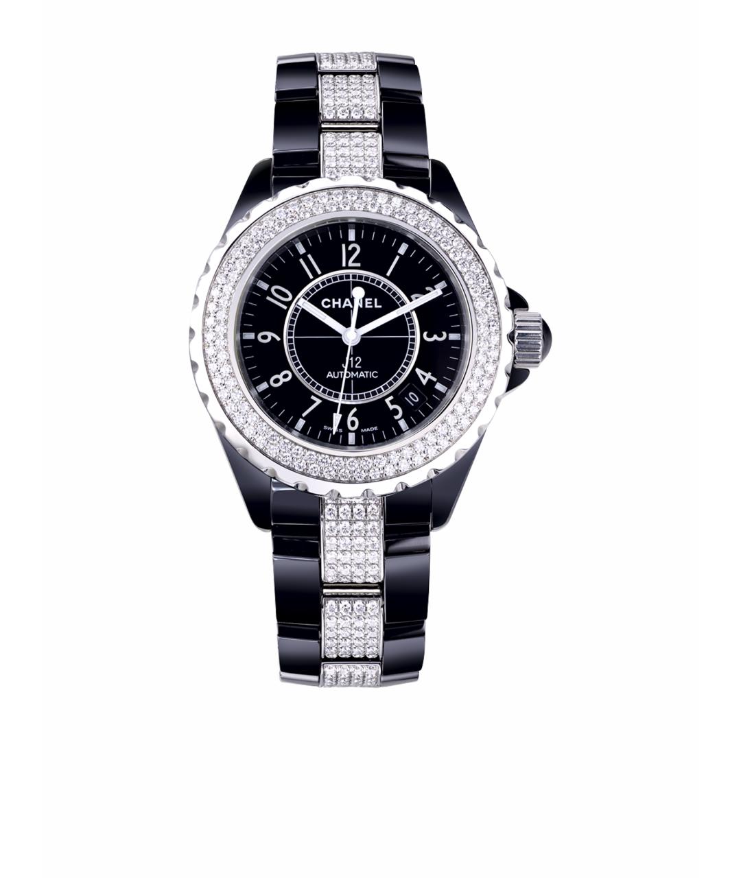CHANEL Черные часы, фото 1