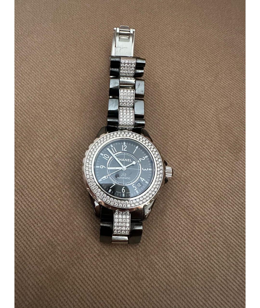 CHANEL Черные часы, фото 2