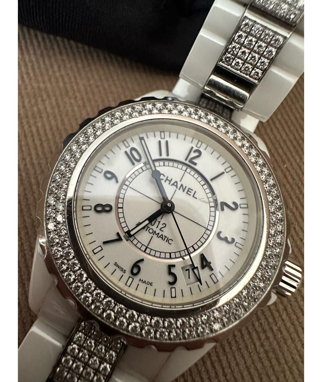 CHANEL Белые часы, фото 6