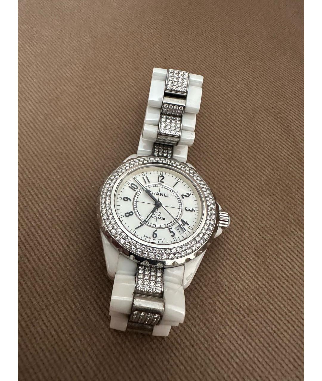 CHANEL Белые часы, фото 2
