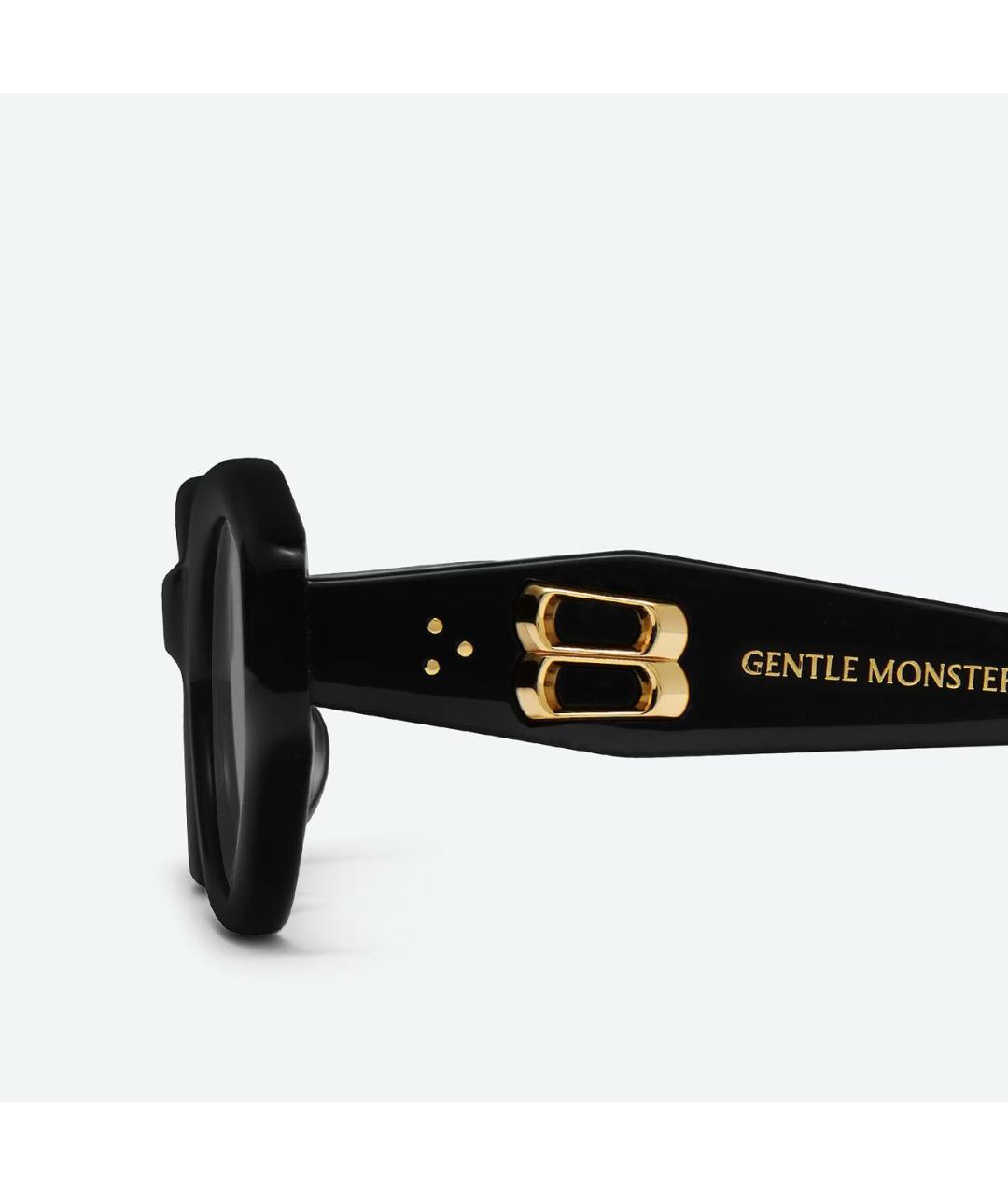 GENTLE MONSTER Черные пластиковые солнцезащитные очки, фото 6