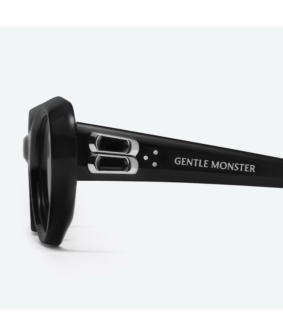 GENTLE MONSTER Черные пластиковые солнцезащитные очки, фото 6