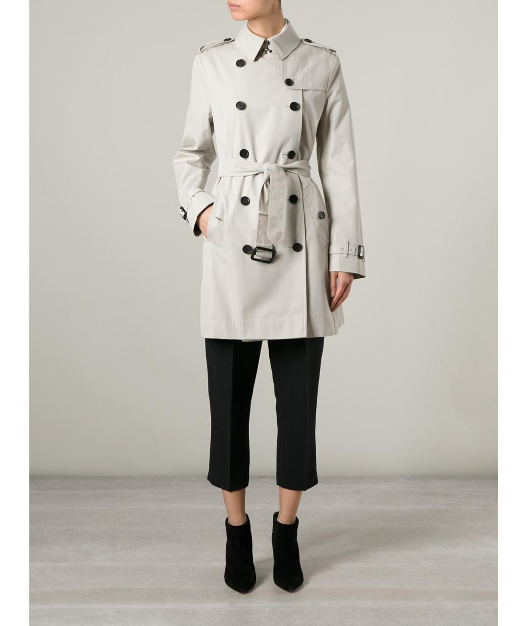 BURBERRY Бежевое пальто, фото 2