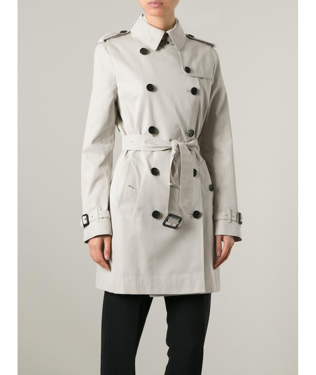 BURBERRY Бежевое пальто, фото 3