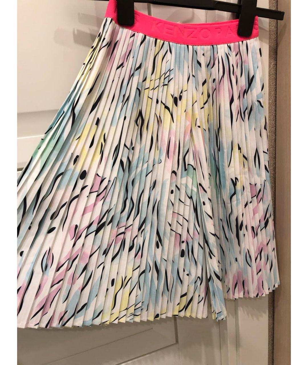 KENZO Мульти полиэстеровая юбка, фото 3