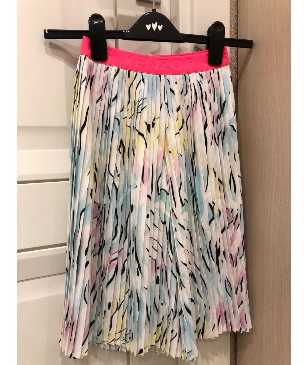 KENZO Мульти полиэстеровая юбка, фото 9