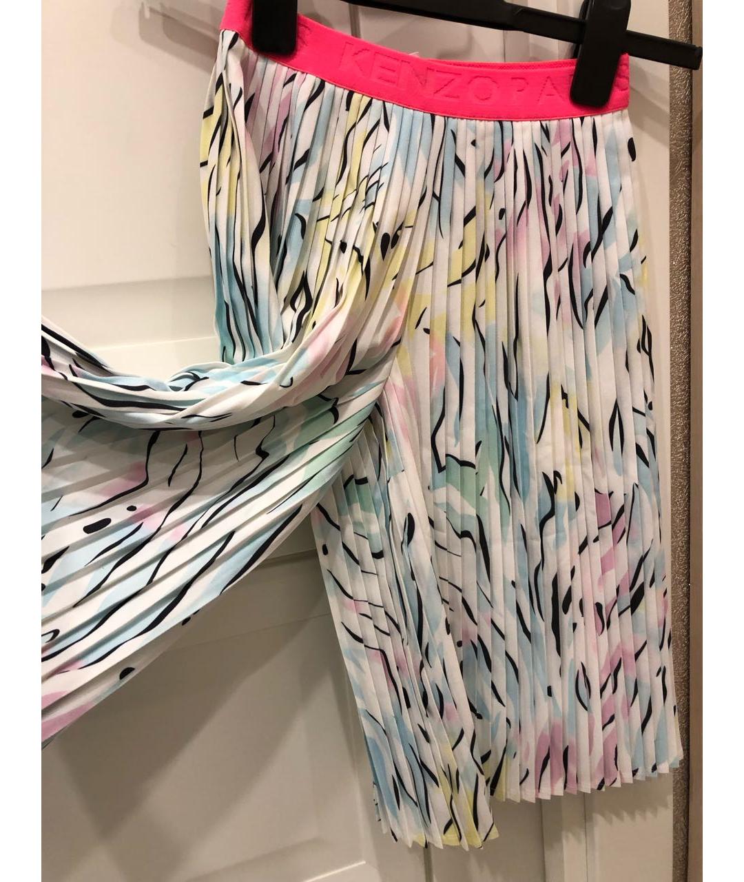 KENZO Мульти полиэстеровая юбка, фото 4