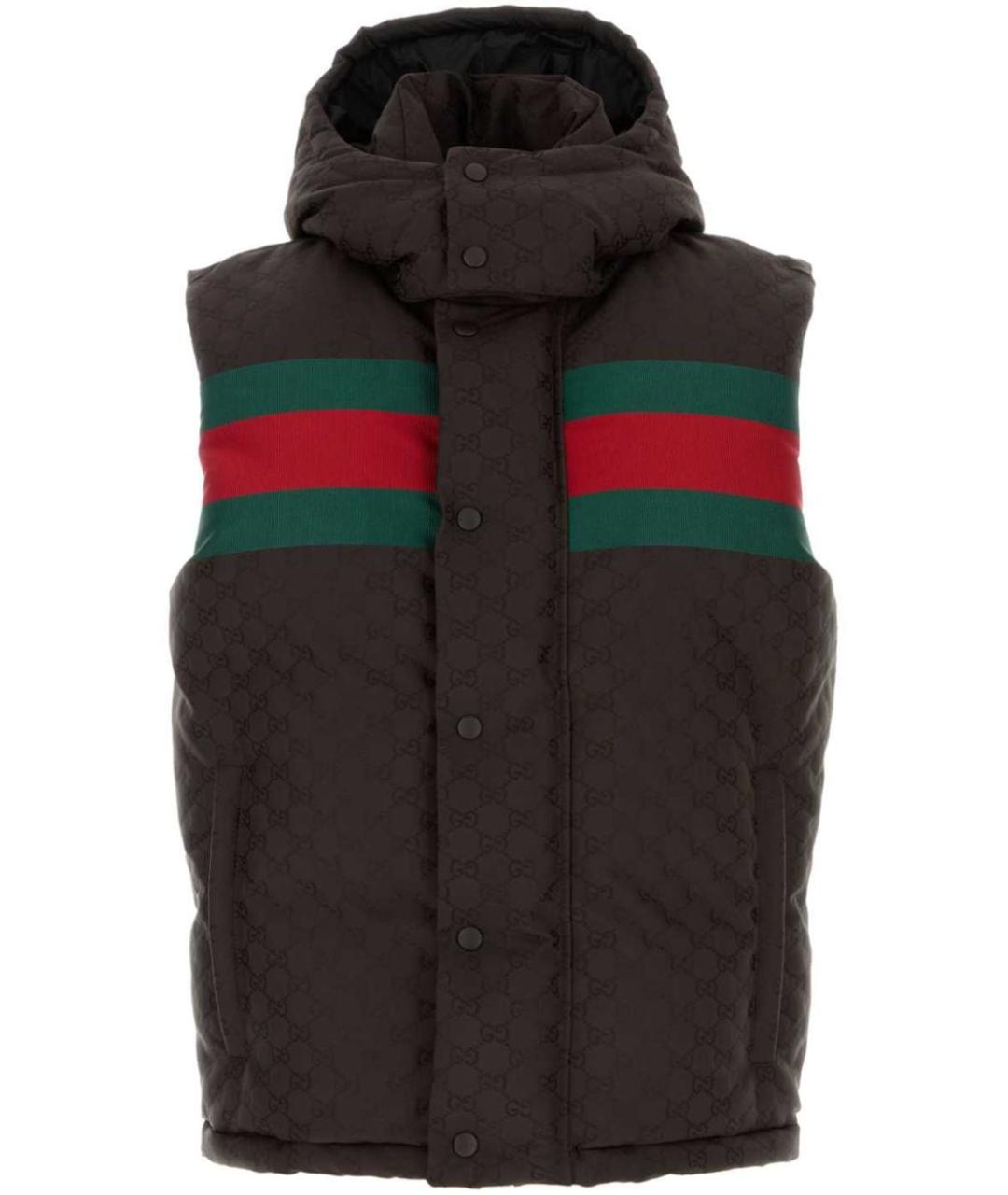 GUCCI Коричневый жилет, фото 1