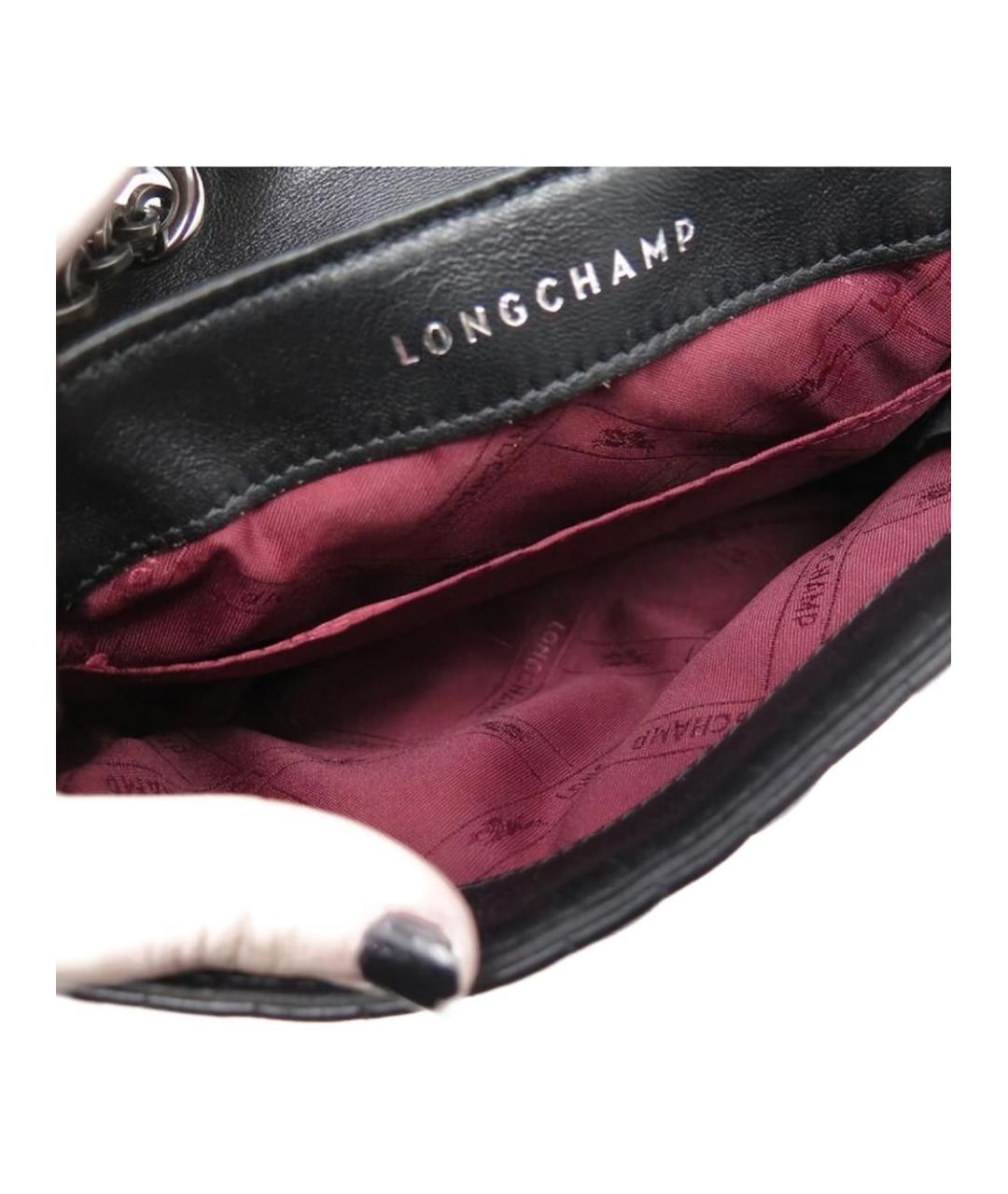 LONGCHAMP Черная сумка через плечо, фото 3