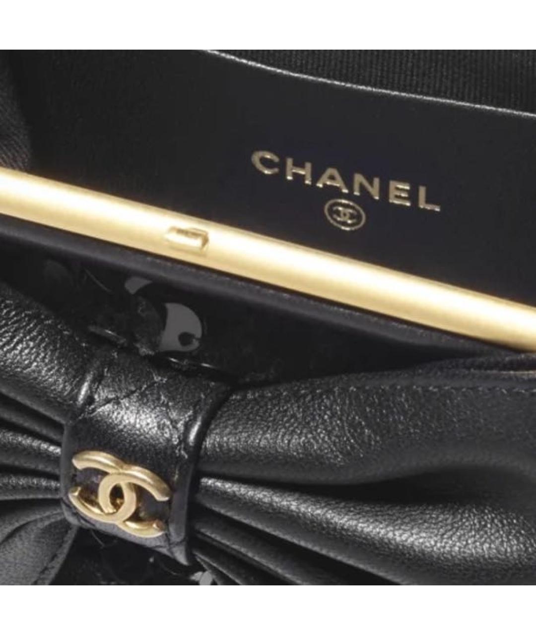 CHANEL Черная сумка через плечо, фото 3