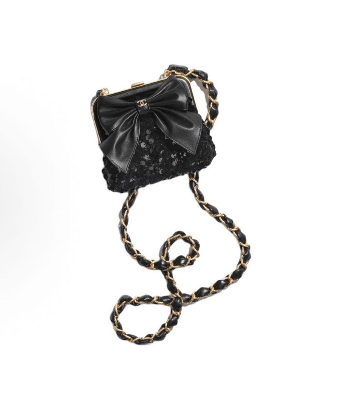 CHANEL Черная сумка через плечо, фото 2