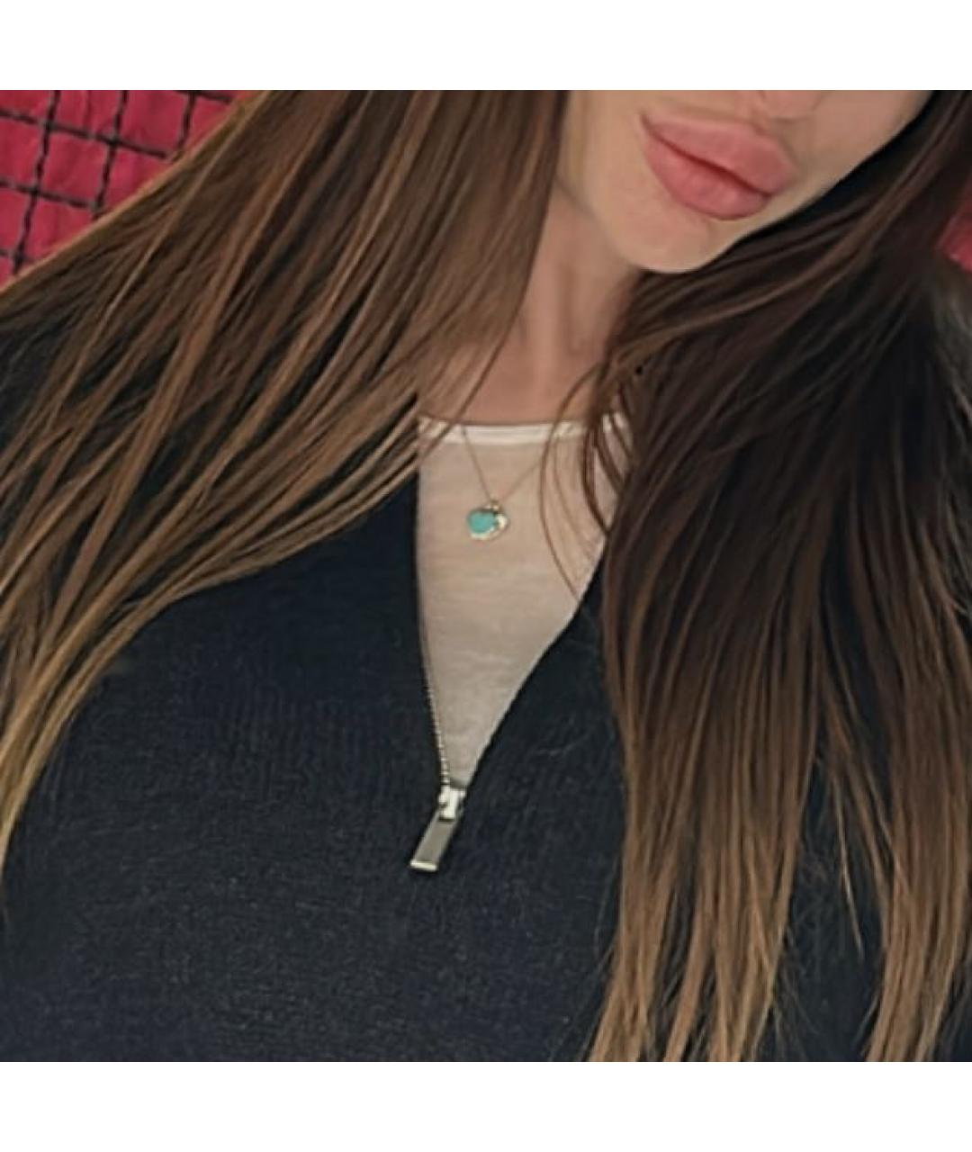 TIFFANY&CO Бирюзовая серебряная подвеска, фото 5