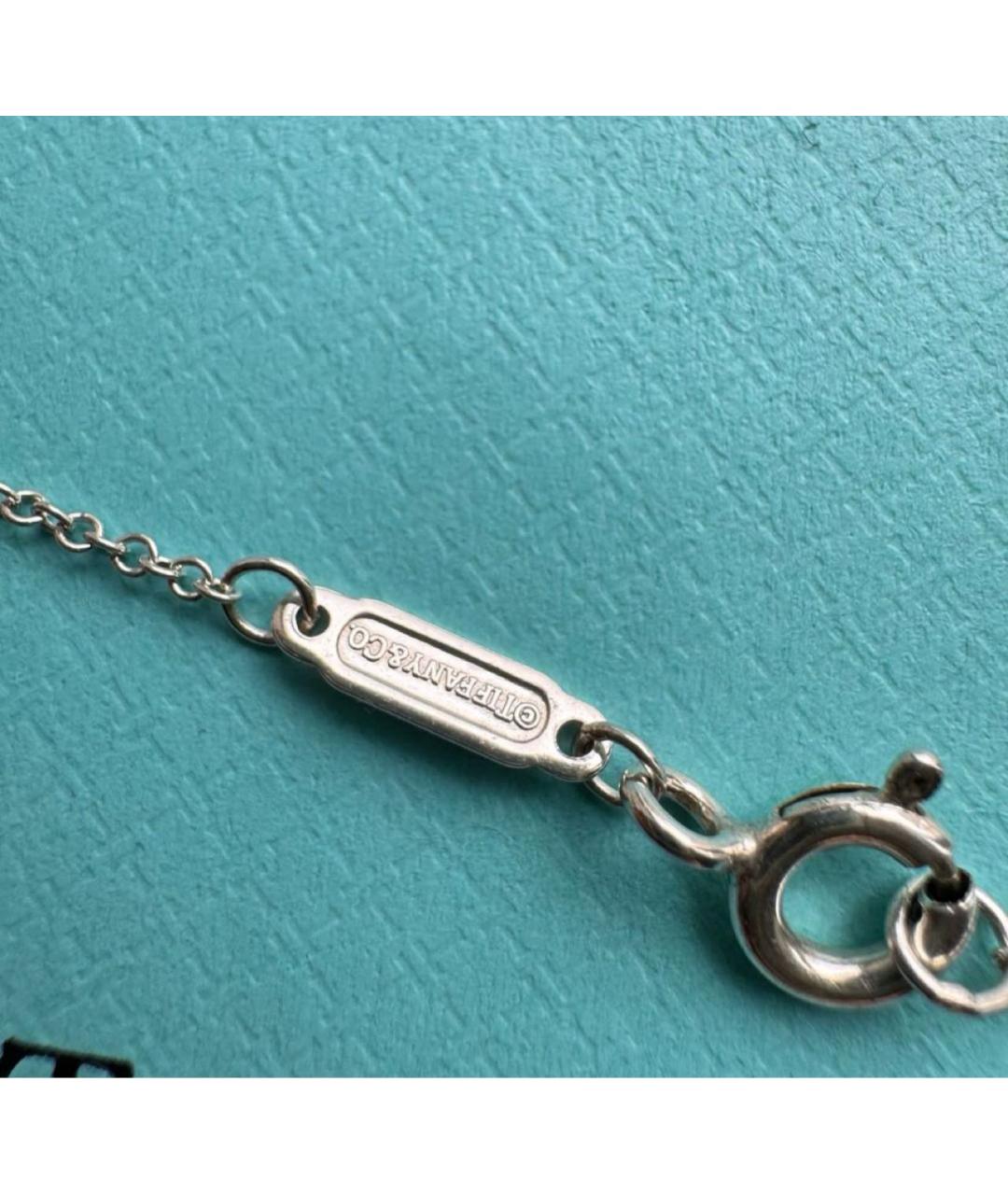 TIFFANY&CO Бирюзовая серебряная подвеска, фото 2