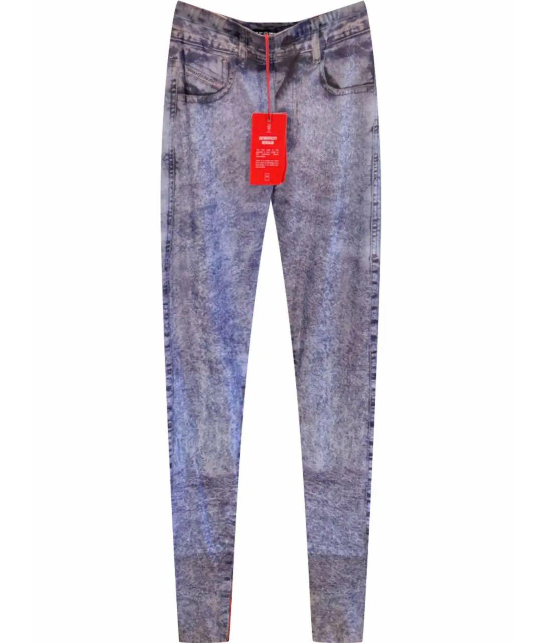 DIESEL Фиолетовые полиамидовые леггинсы и велосипедки, фото 5