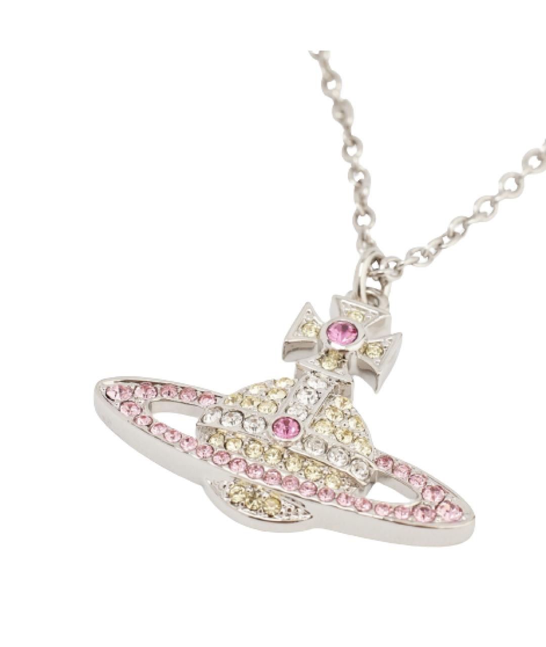 VIVIENNE WESTWOOD Серебряная металлическая подвеска, фото 3