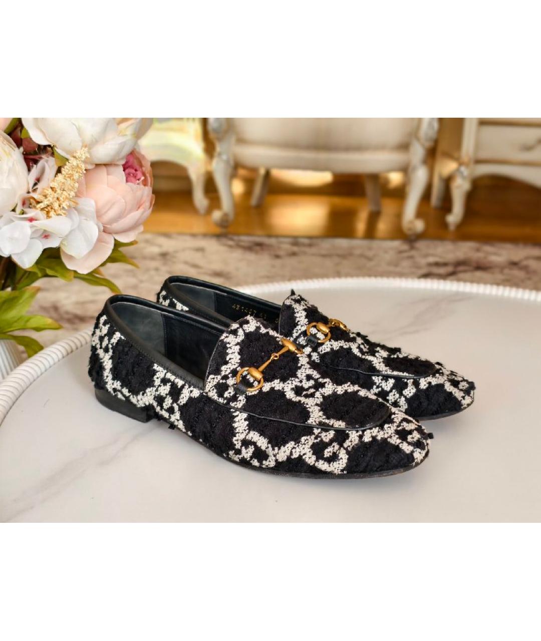 GUCCI Черные лоферы, фото 6