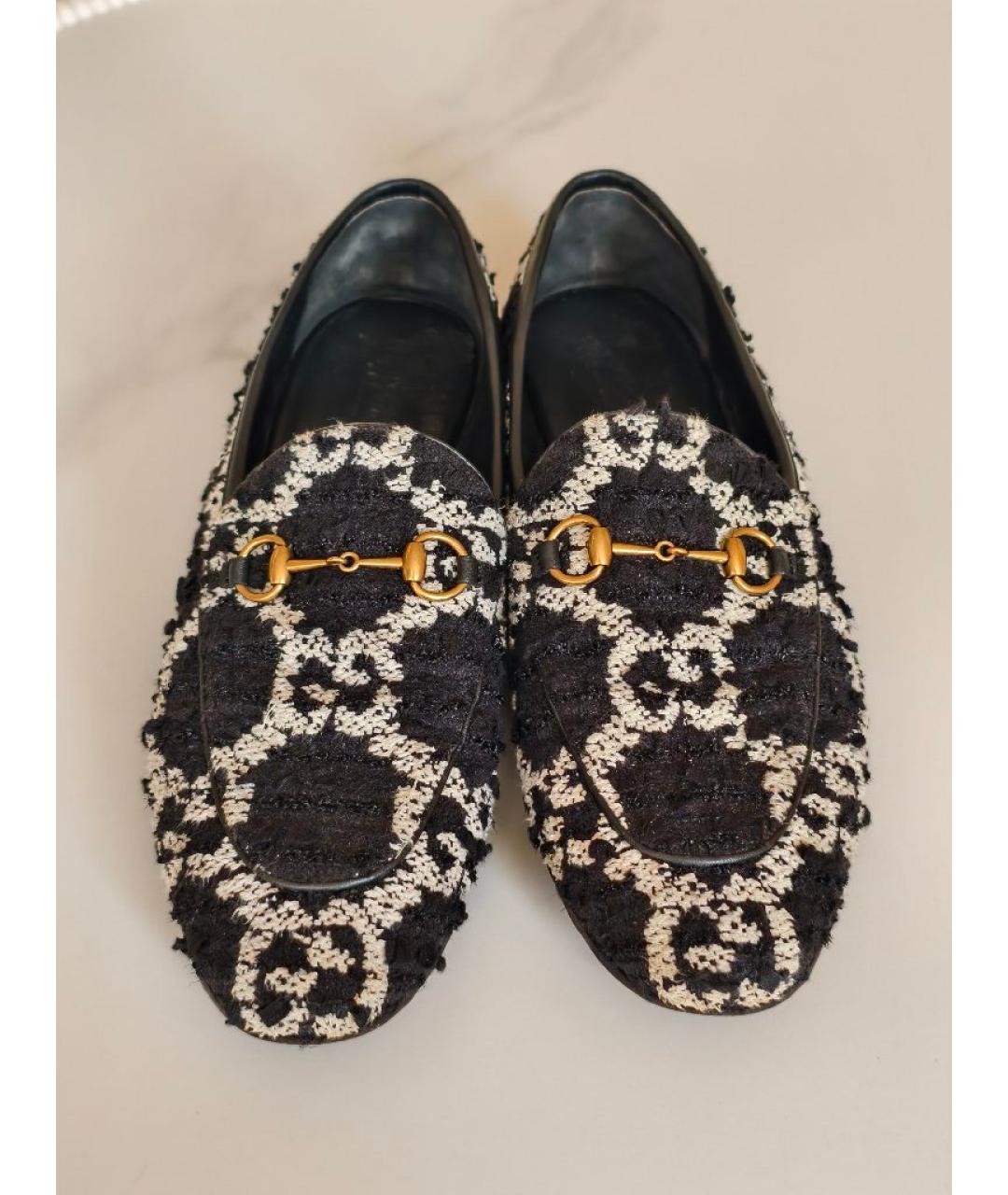 GUCCI Черные лоферы, фото 2