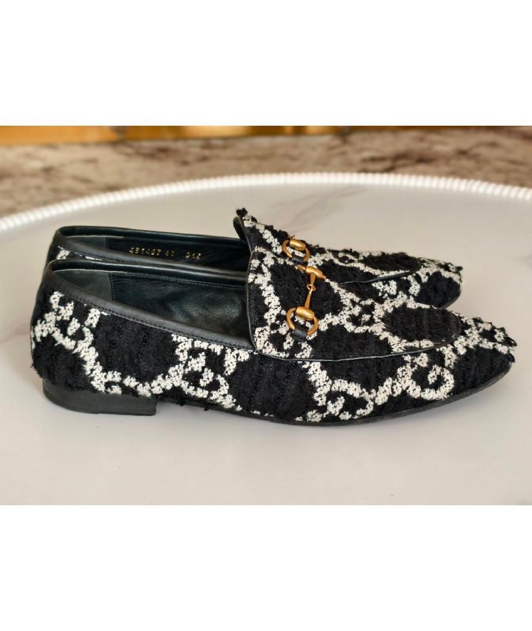 GUCCI Черные лоферы, фото 10