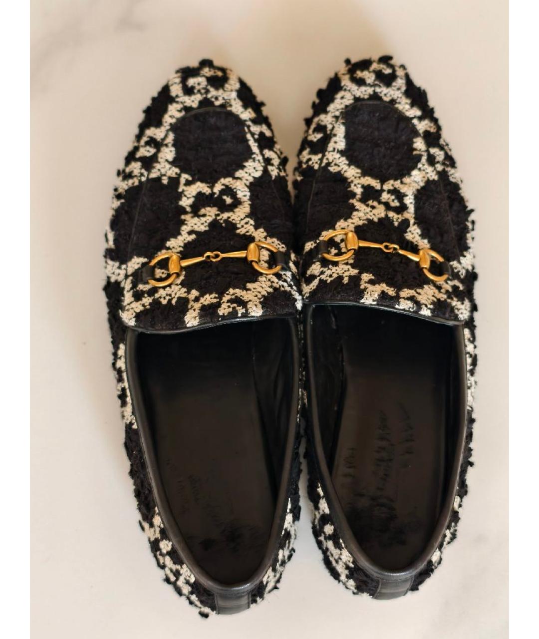 GUCCI Черные лоферы, фото 3