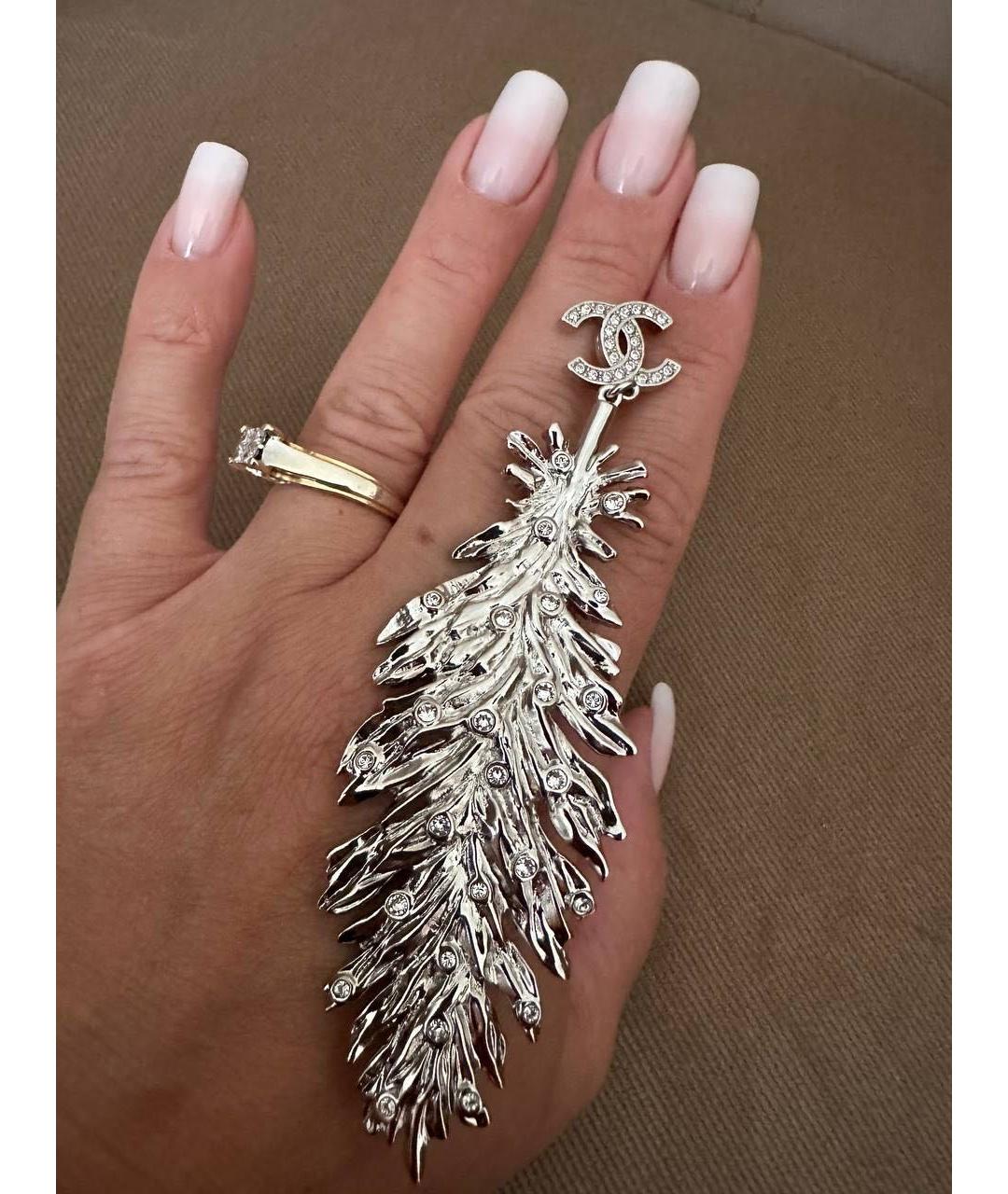 CHANEL Серебряная булавка / брошь, фото 4