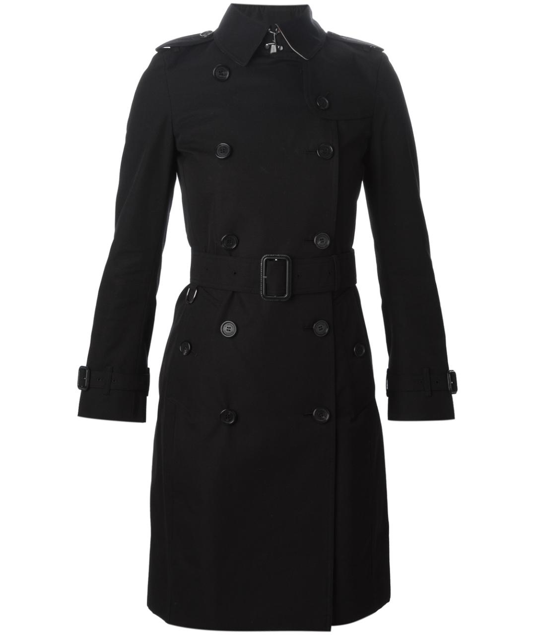 BURBERRY Черное пальто, фото 1