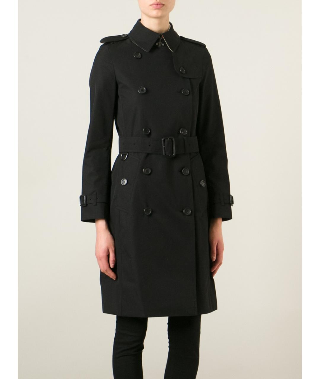 BURBERRY Черное пальто, фото 3