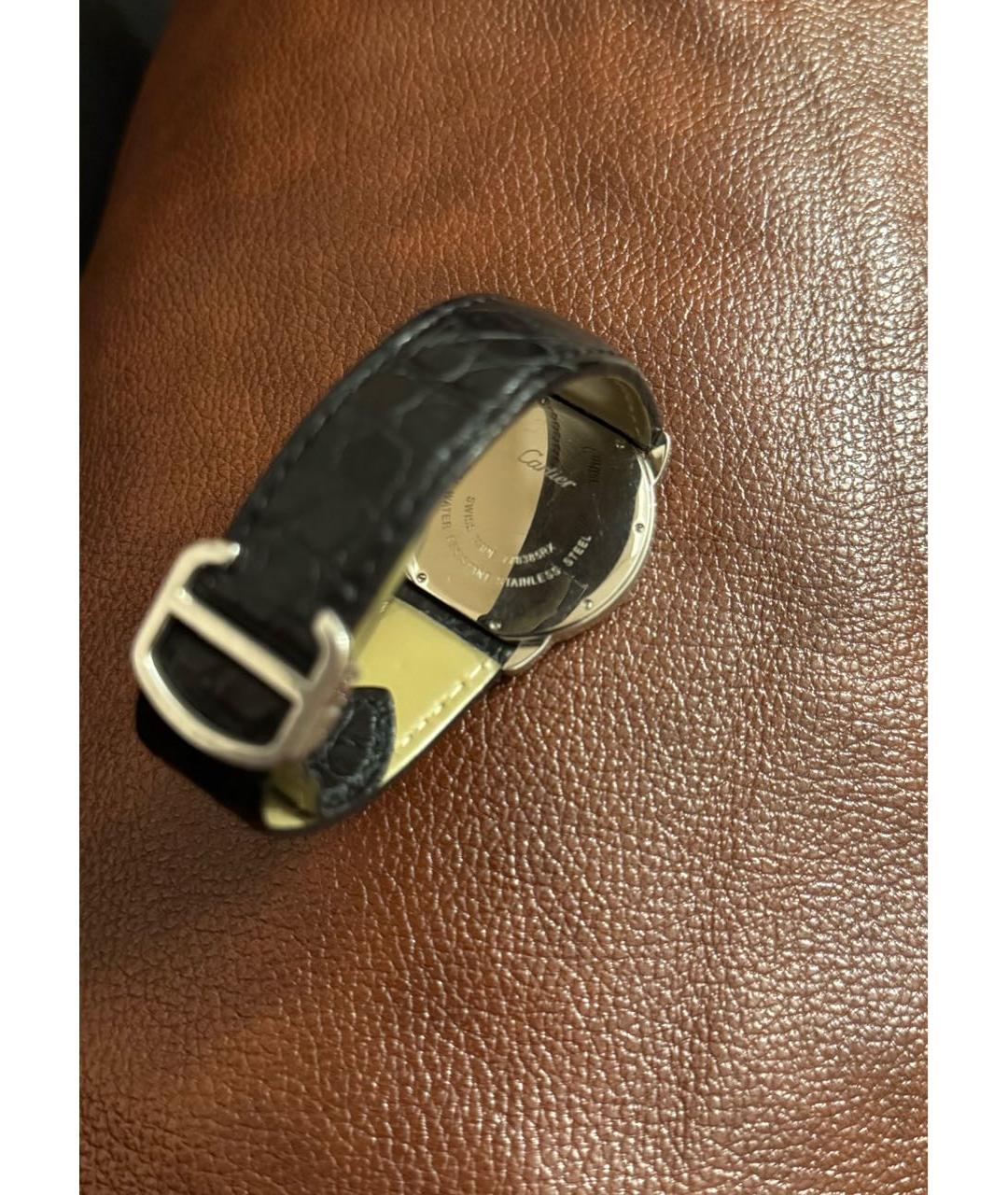 CARTIER Черные часы, фото 3