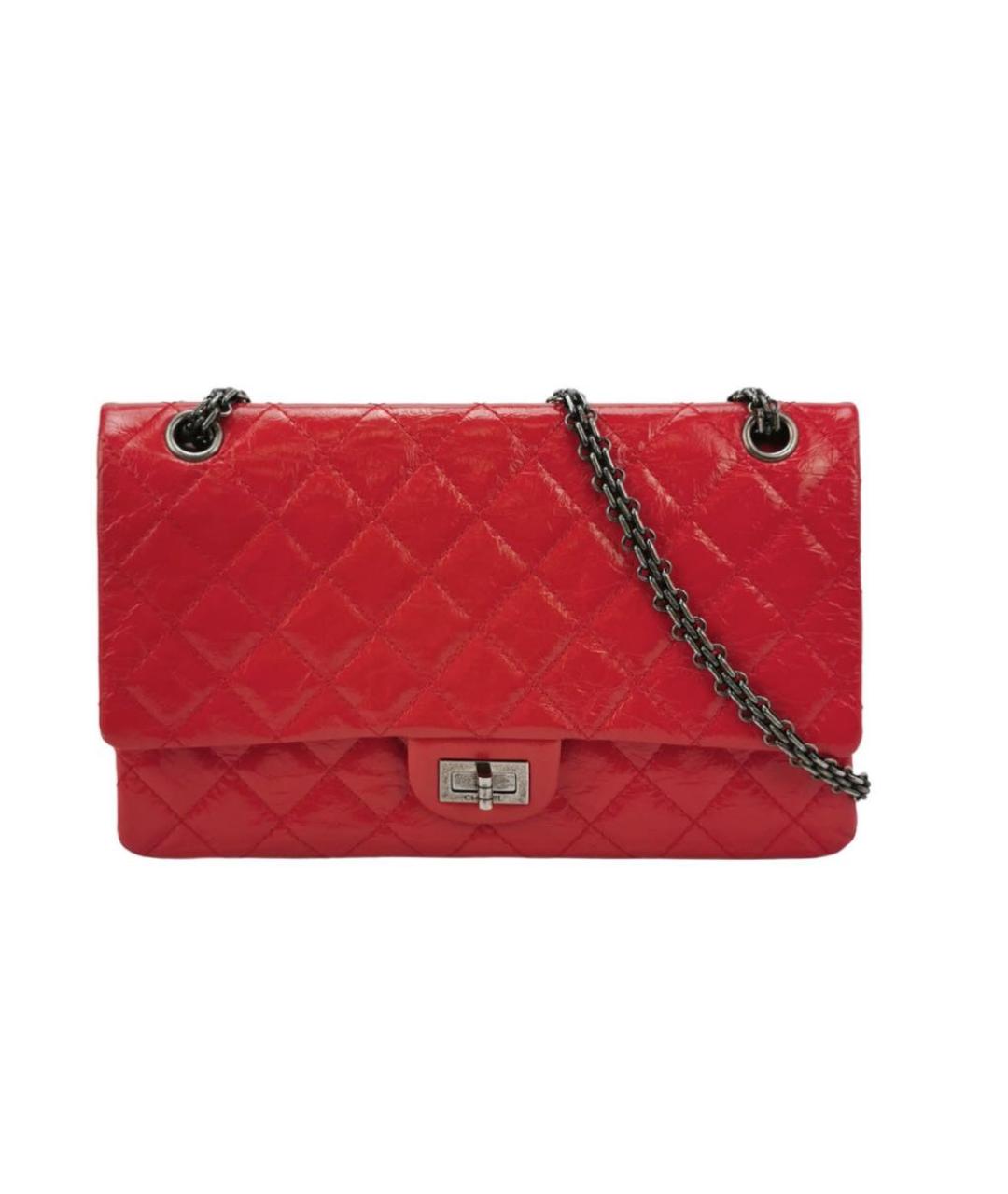 CHANEL Красная сумка через плечо, фото 2