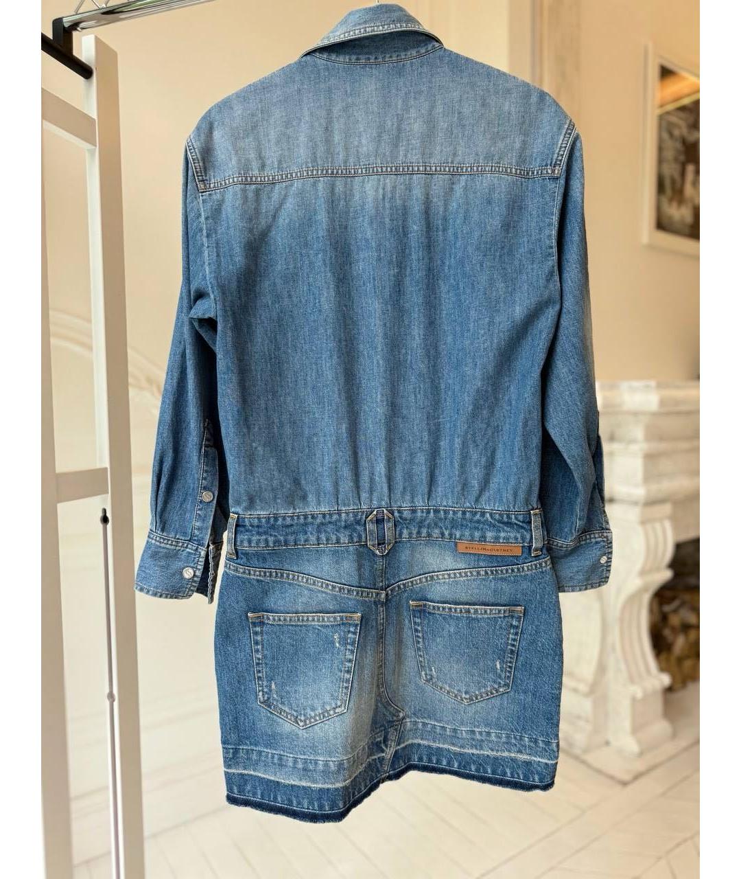 STELLA MCCARTNEY Голубое деним платье, фото 2