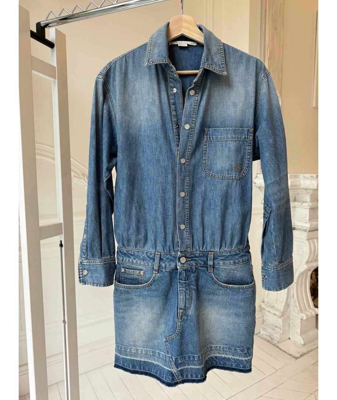 STELLA MCCARTNEY Голубое деним платье, фото 6