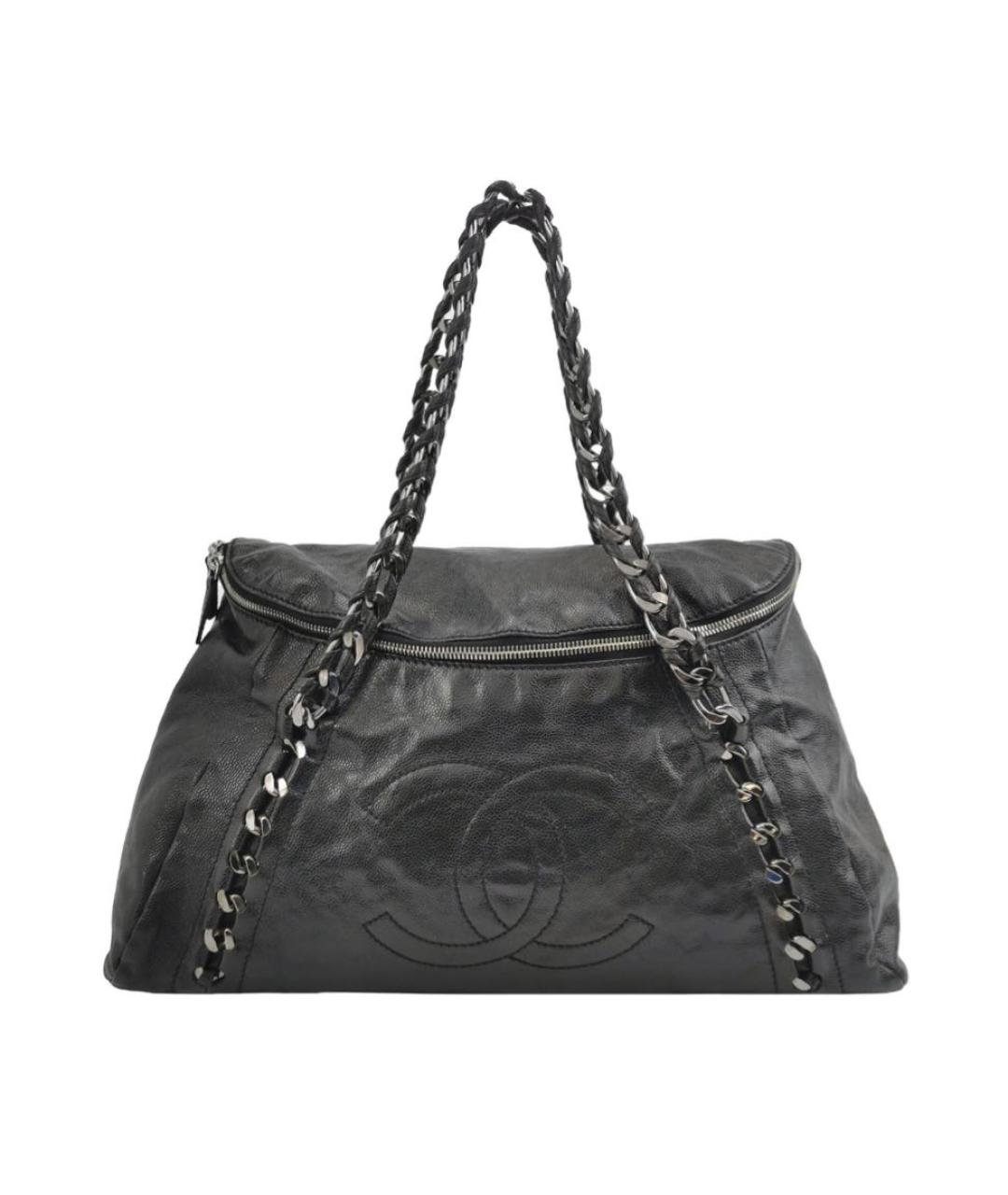 CHANEL Черная сумка тоут, фото 2