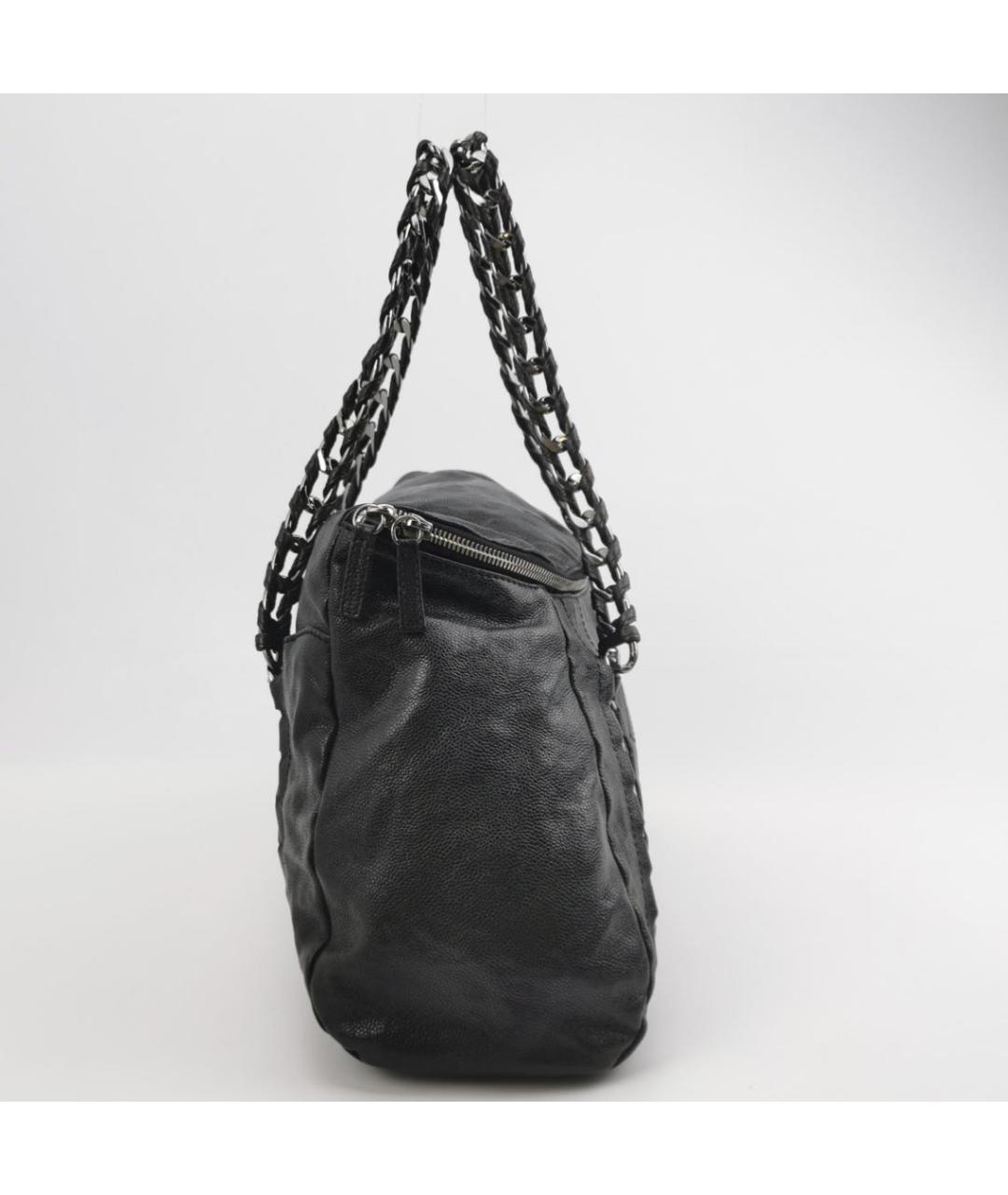 CHANEL Черная сумка тоут, фото 4