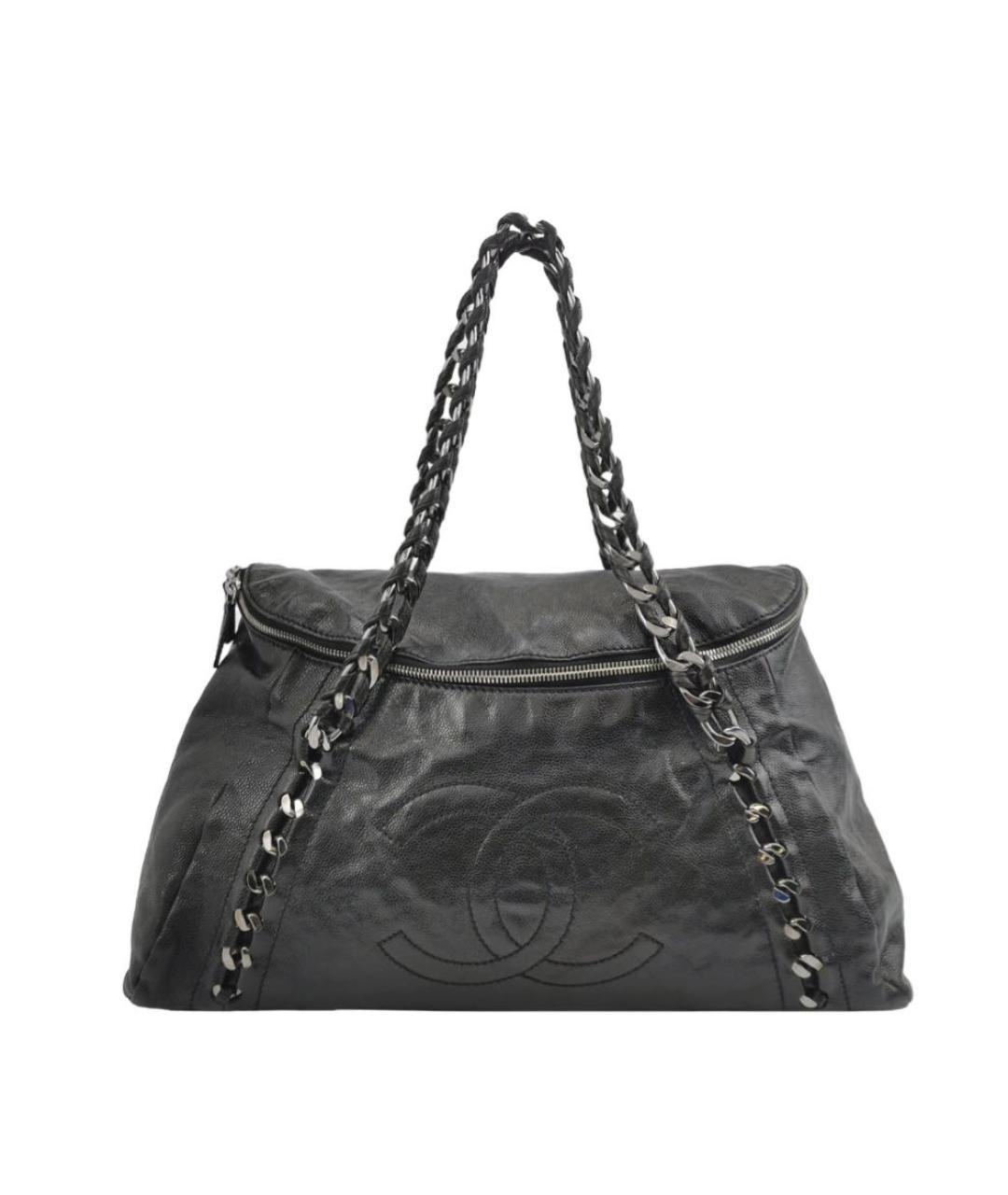 CHANEL Черная сумка тоут, фото 1