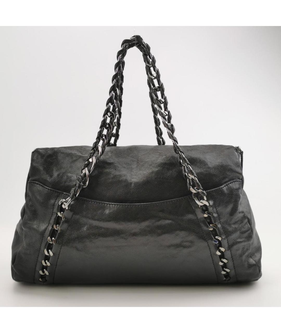 CHANEL Черная сумка тоут, фото 5