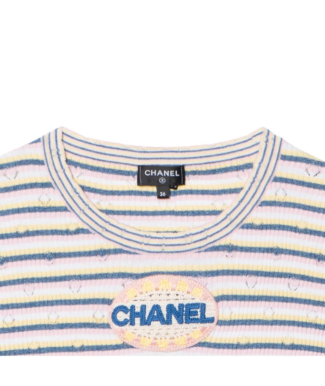 CHANEL Розовый джемпер / свитер, фото 5