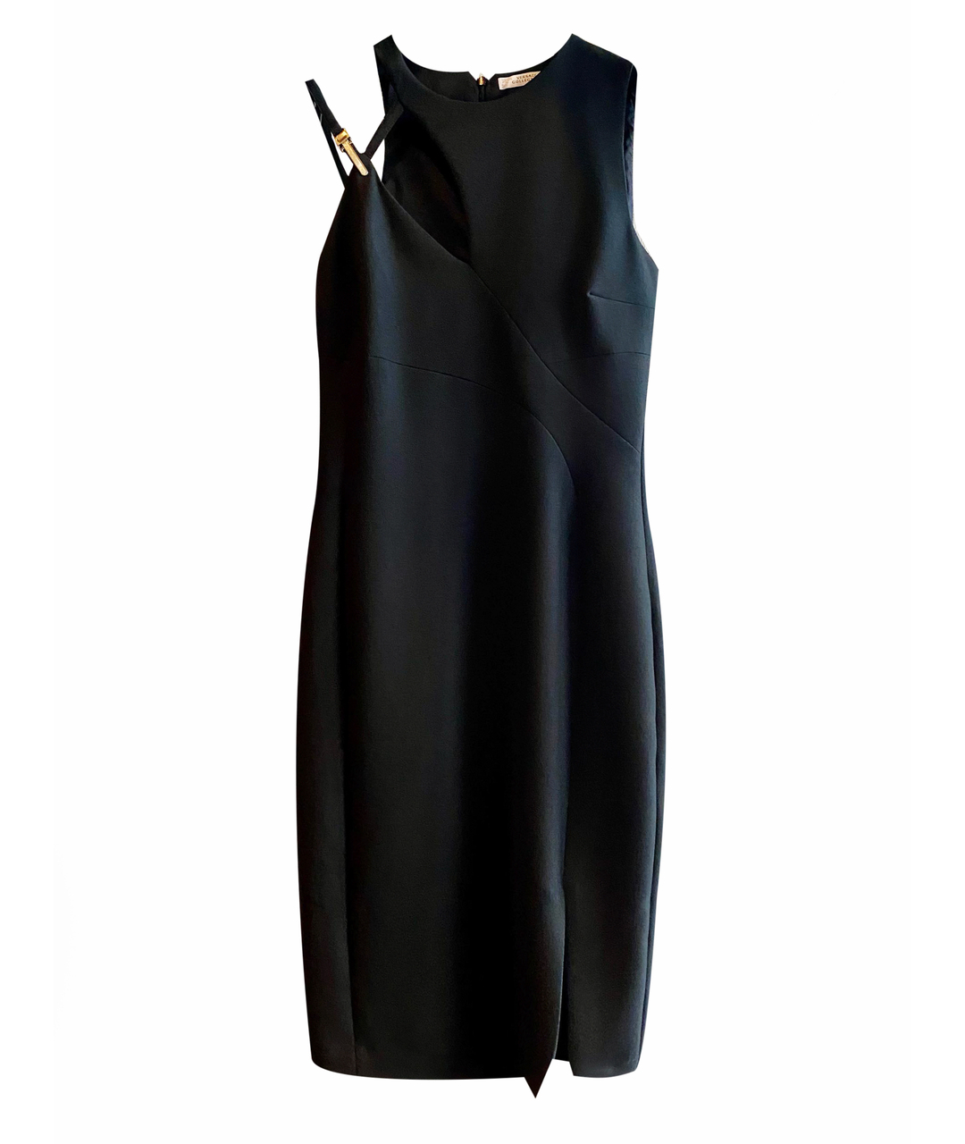 VERSACE COLLECTION Черное полиэстеровое повседневное платье, фото 1