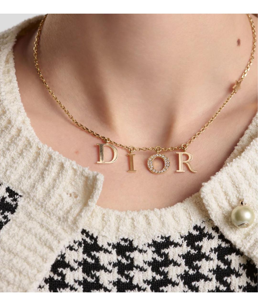 CHRISTIAN DIOR Золотая подвеска, фото 3