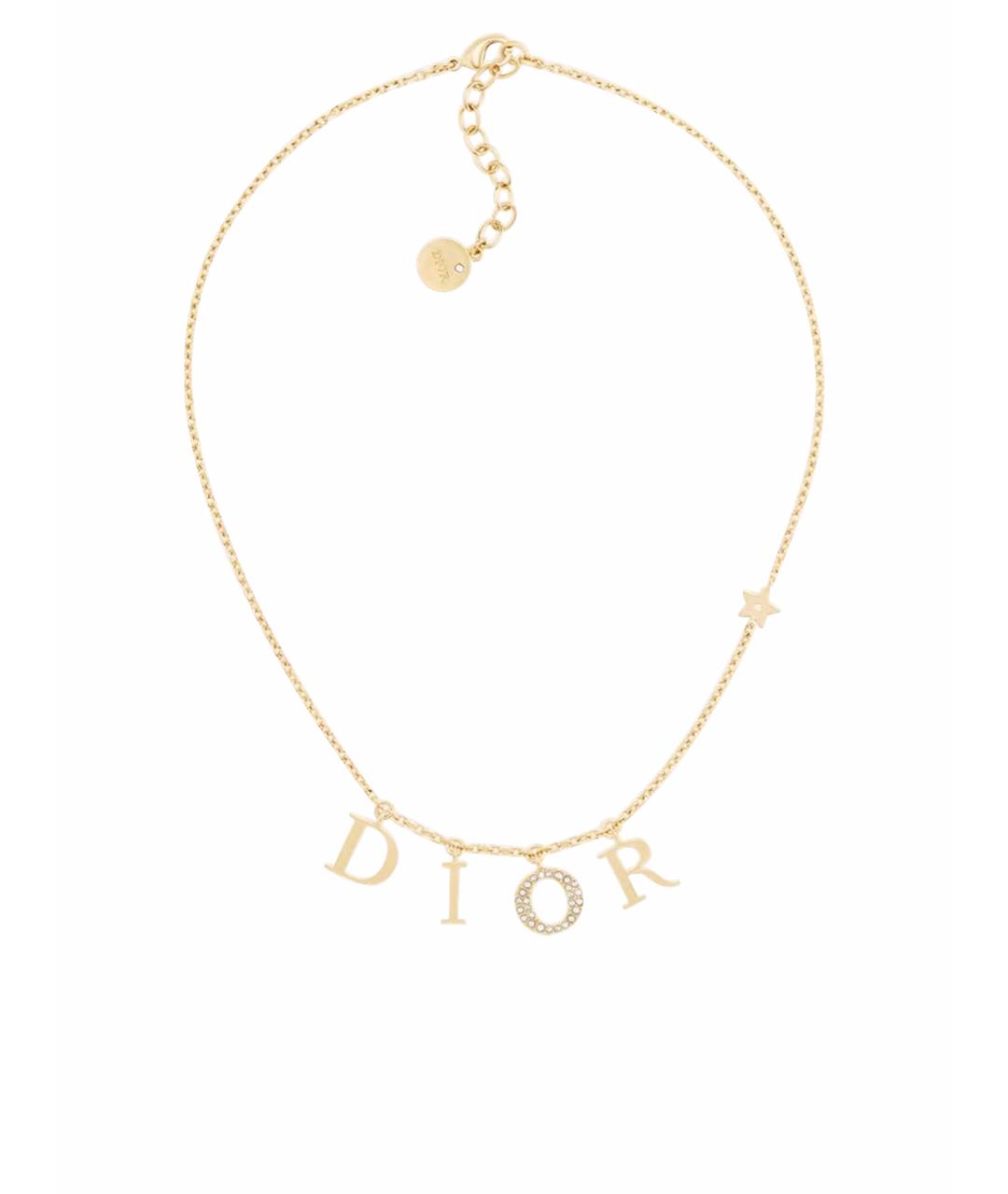 CHRISTIAN DIOR Золотая подвеска, фото 5