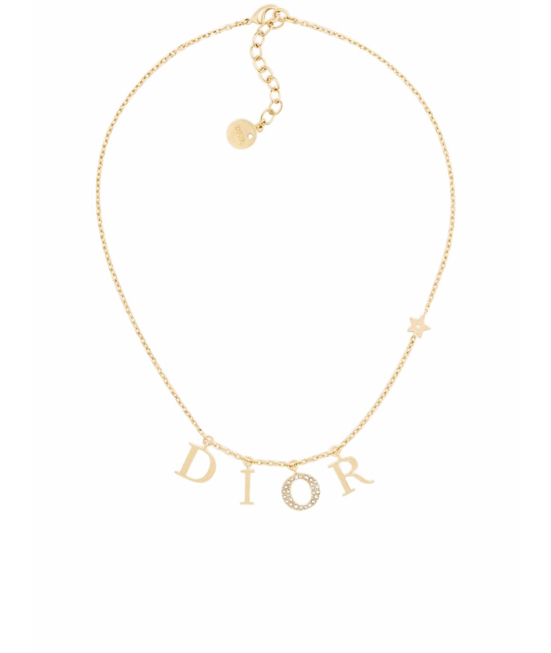 CHRISTIAN DIOR Золотая подвеска, фото 1