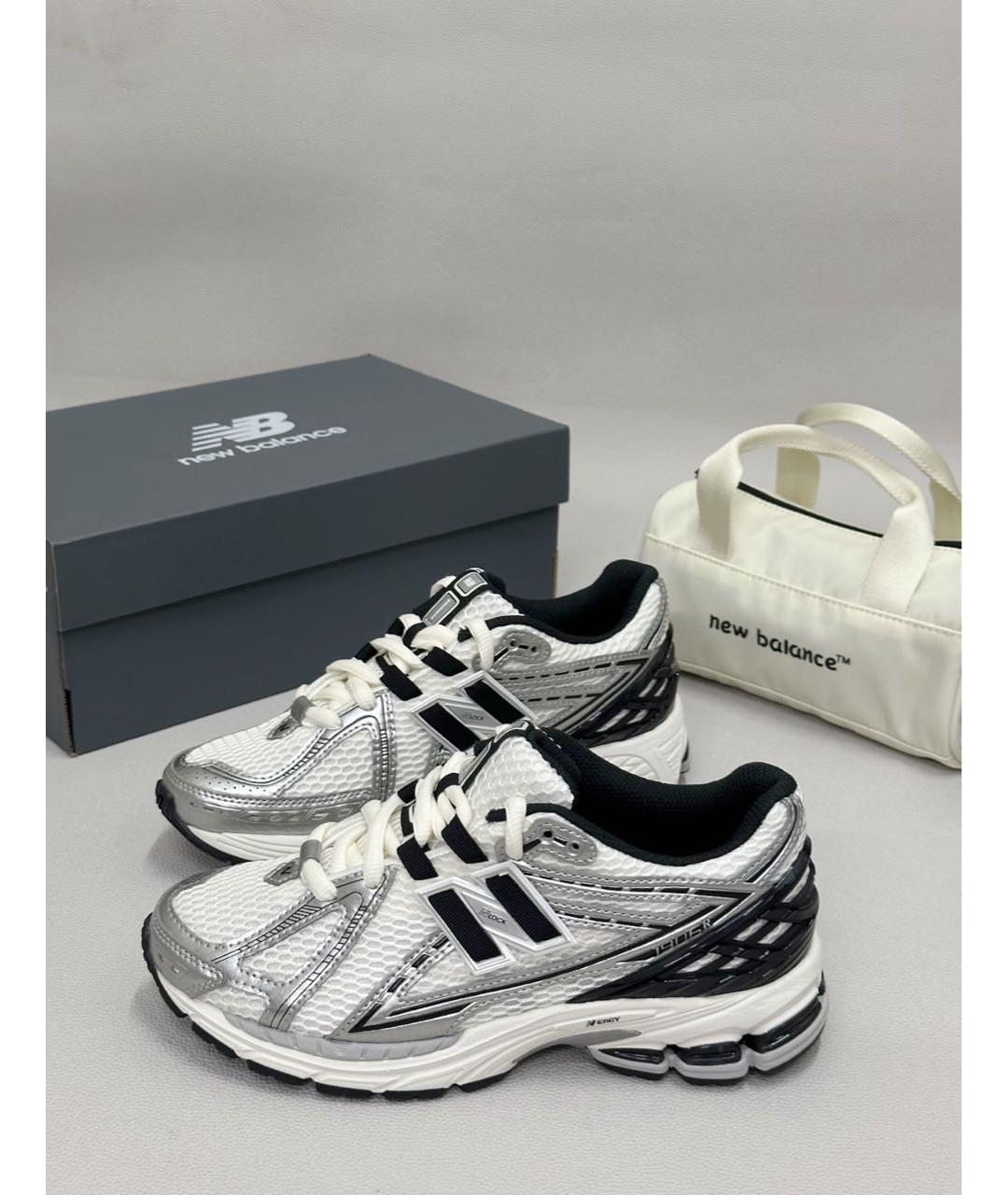 NEW BALANCE Белые текстильные низкие кроссовки / кеды, фото 8