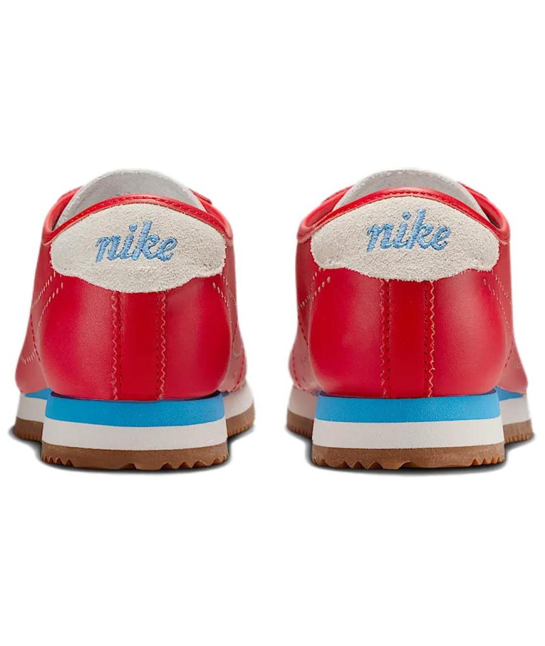 NIKE Красные кожаные кроссовки, фото 5