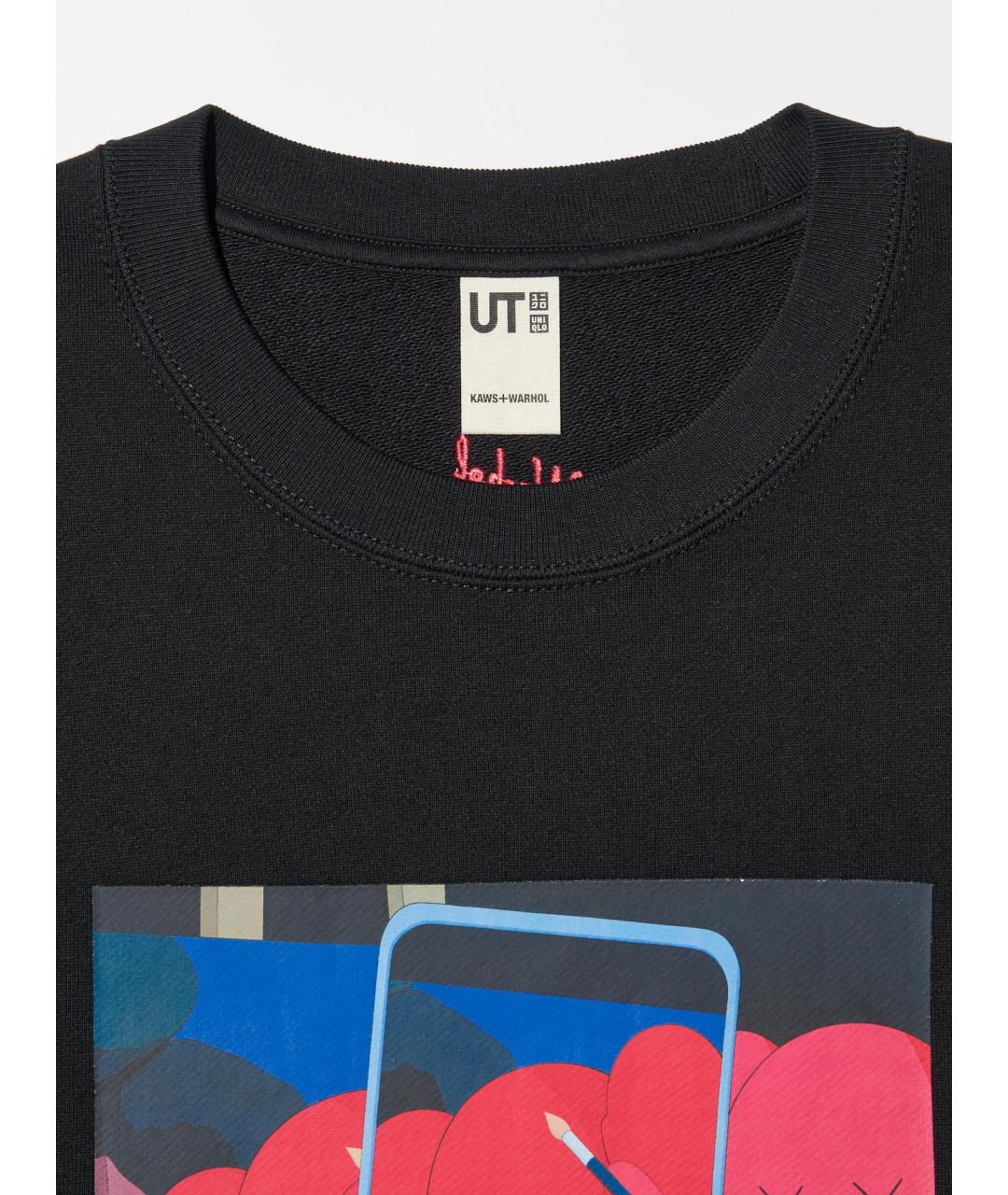 KAWS Черный хлопковый спортивный костюм, фото 5