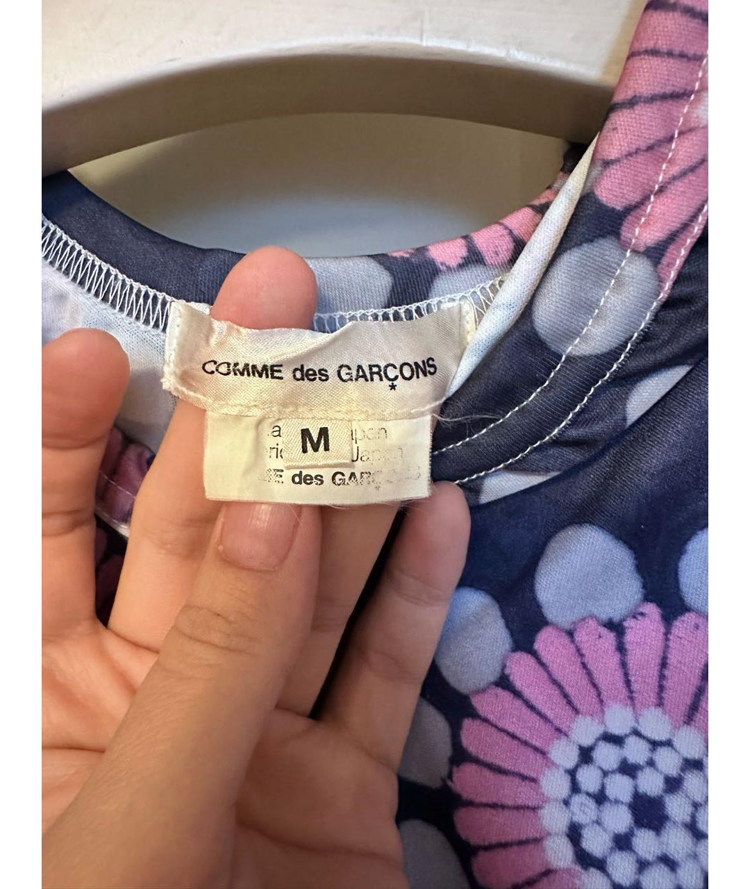 COMME DES GARÇONS Синее полиэстеровое повседневное платье, фото 3