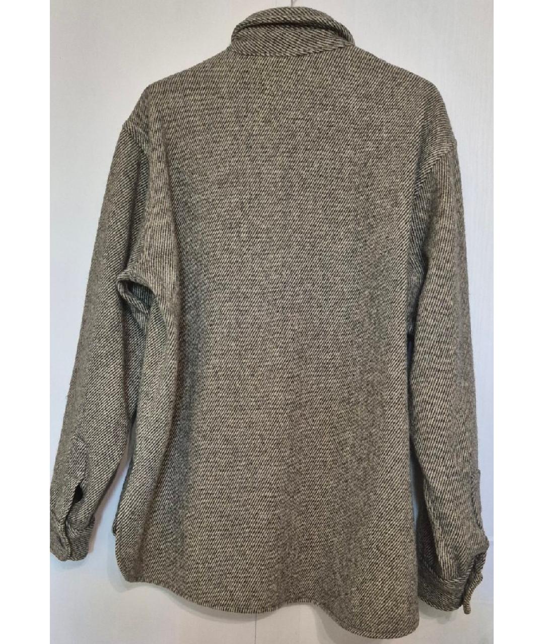 WOOLRICH Бежевая шерстяная кэжуал рубашка, фото 2